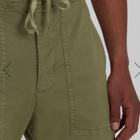 7 For All Mankind NWOT Mens Twill Pant in Light Army - Picture 4 of 4